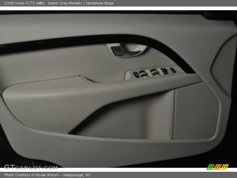 Oyster Grey Metallic / Sandstone Beige 2008 Volvo XC70 AWD