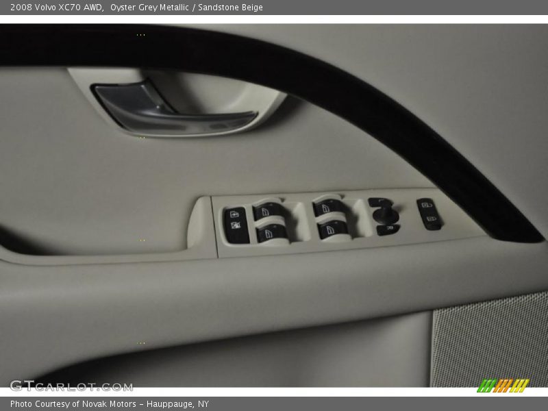 Oyster Grey Metallic / Sandstone Beige 2008 Volvo XC70 AWD