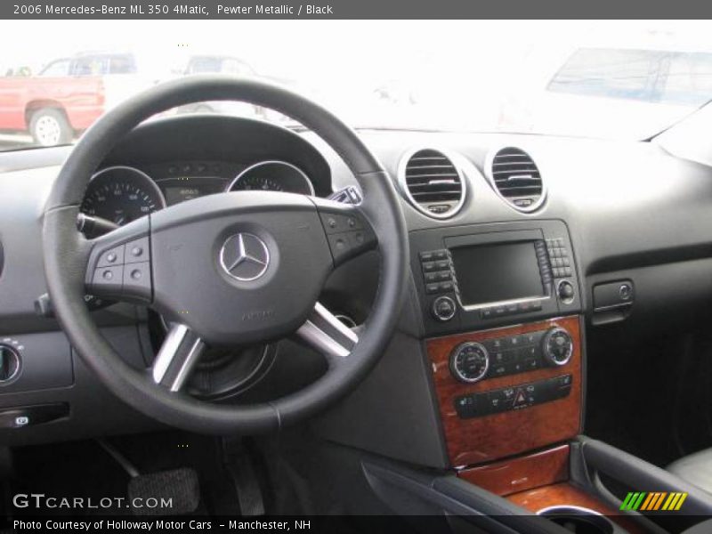 Pewter Metallic / Black 2006 Mercedes-Benz ML 350 4Matic