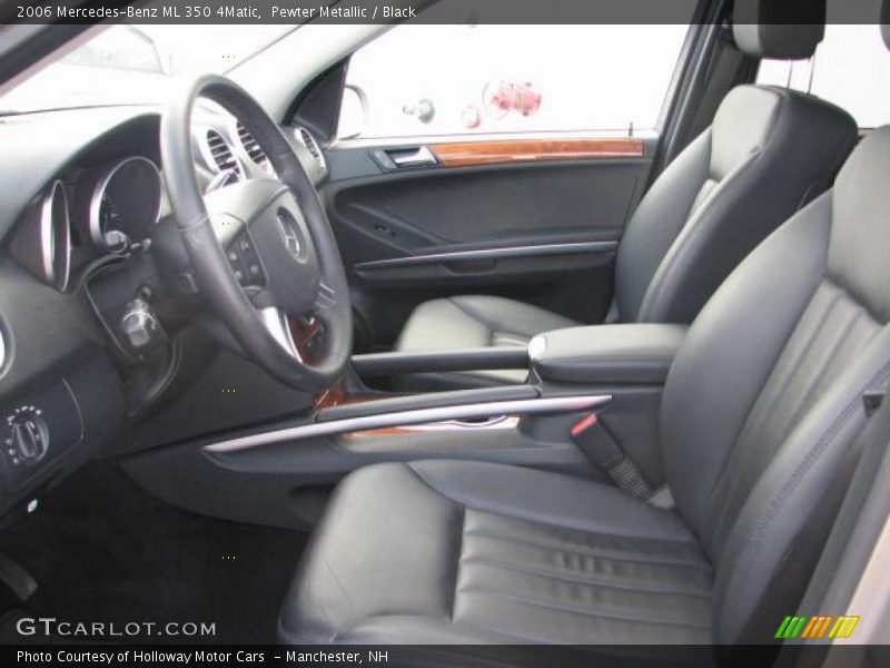 Pewter Metallic / Black 2006 Mercedes-Benz ML 350 4Matic