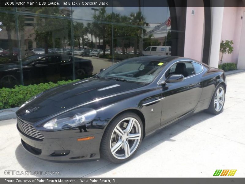 Jet Black / Obsidian Black 2008 Aston Martin DB9 Coupe