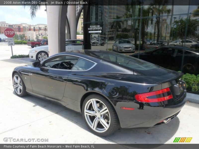 Jet Black / Obsidian Black 2008 Aston Martin DB9 Coupe