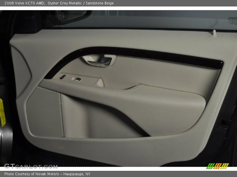 Oyster Grey Metallic / Sandstone Beige 2008 Volvo XC70 AWD