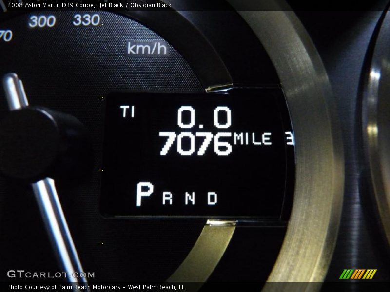 Jet Black / Obsidian Black 2008 Aston Martin DB9 Coupe
