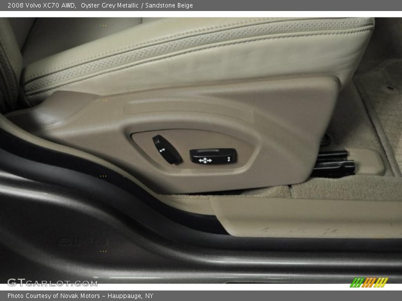 Oyster Grey Metallic / Sandstone Beige 2008 Volvo XC70 AWD
