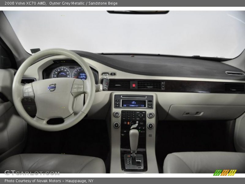 Oyster Grey Metallic / Sandstone Beige 2008 Volvo XC70 AWD