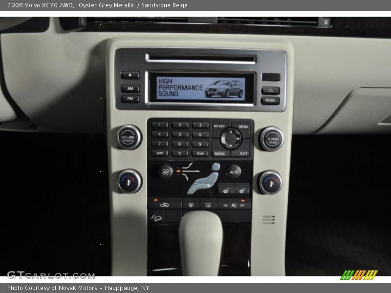 Oyster Grey Metallic / Sandstone Beige 2008 Volvo XC70 AWD