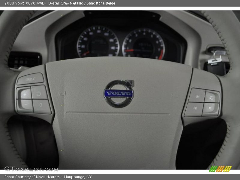 Oyster Grey Metallic / Sandstone Beige 2008 Volvo XC70 AWD