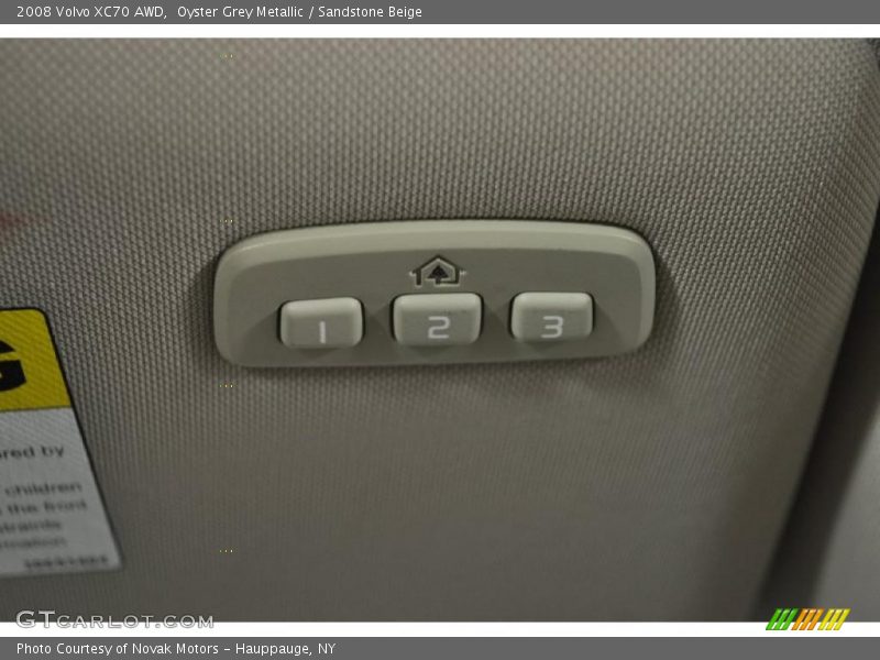 Oyster Grey Metallic / Sandstone Beige 2008 Volvo XC70 AWD