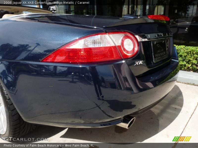 Indigo Metallic / Caramel 2008 Jaguar XK XK8 Convertible