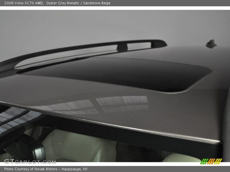 Oyster Grey Metallic / Sandstone Beige 2008 Volvo XC70 AWD