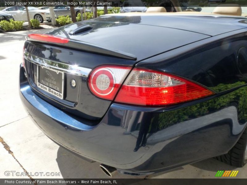 Indigo Metallic / Caramel 2008 Jaguar XK XK8 Convertible