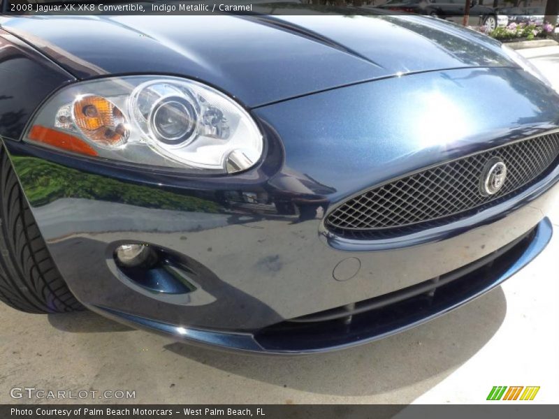 Indigo Metallic / Caramel 2008 Jaguar XK XK8 Convertible