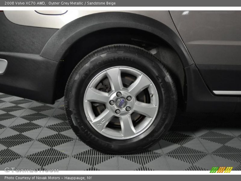 Oyster Grey Metallic / Sandstone Beige 2008 Volvo XC70 AWD