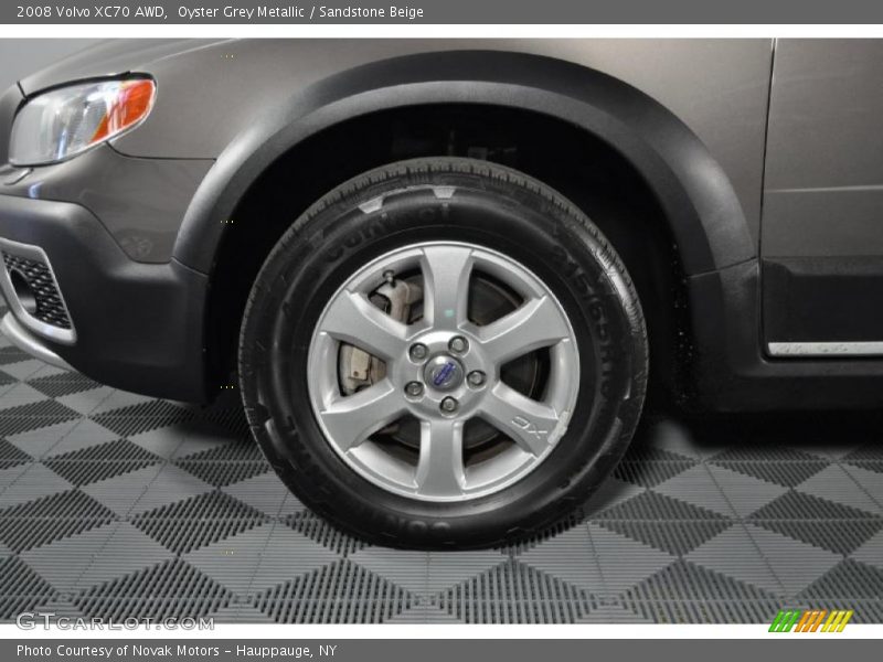 Oyster Grey Metallic / Sandstone Beige 2008 Volvo XC70 AWD