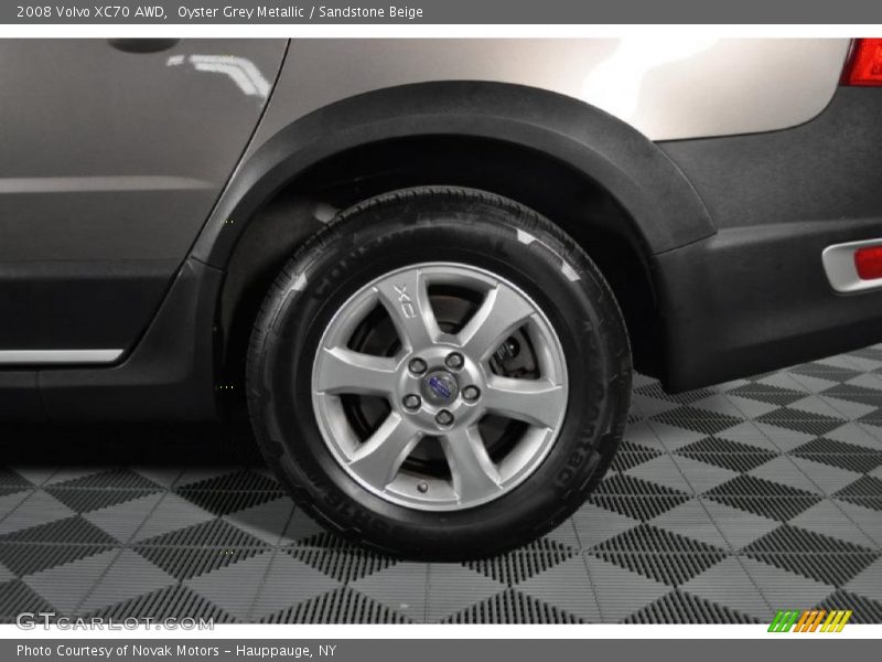 Oyster Grey Metallic / Sandstone Beige 2008 Volvo XC70 AWD