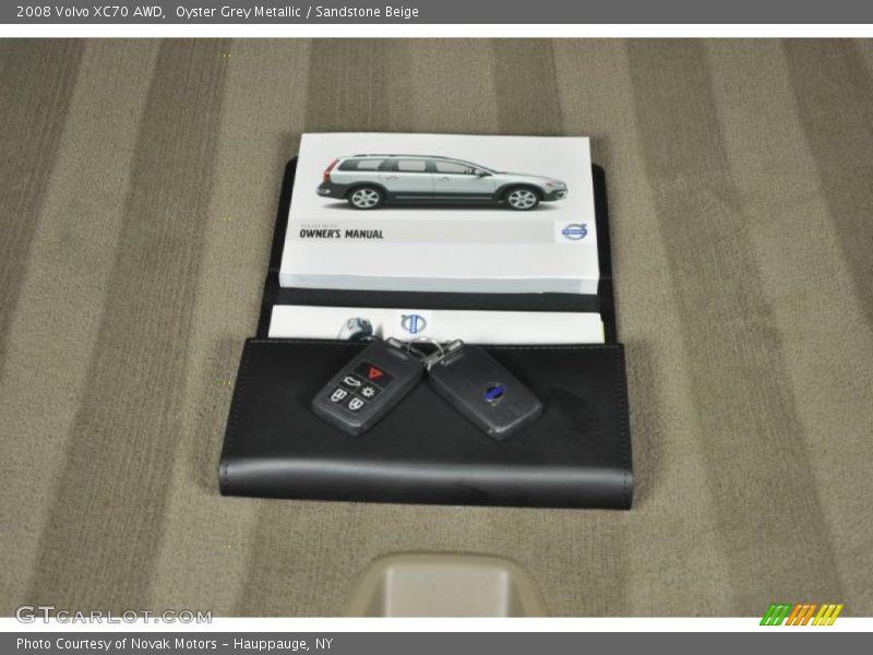 Oyster Grey Metallic / Sandstone Beige 2008 Volvo XC70 AWD