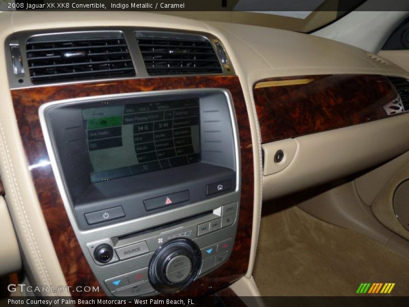 Indigo Metallic / Caramel 2008 Jaguar XK XK8 Convertible