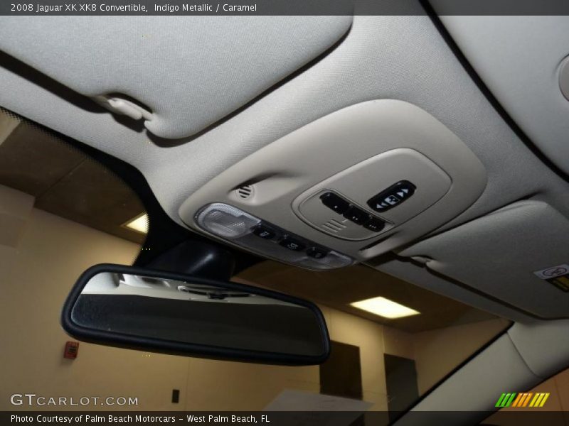 Indigo Metallic / Caramel 2008 Jaguar XK XK8 Convertible