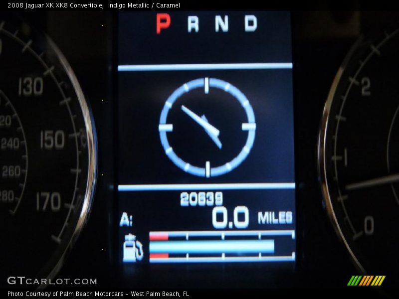 Indigo Metallic / Caramel 2008 Jaguar XK XK8 Convertible