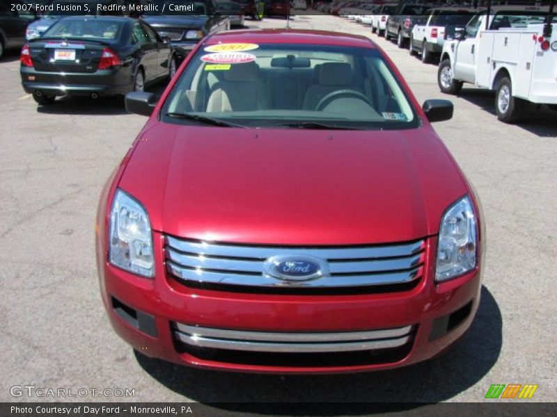 Redfire Metallic / Camel 2007 Ford Fusion S