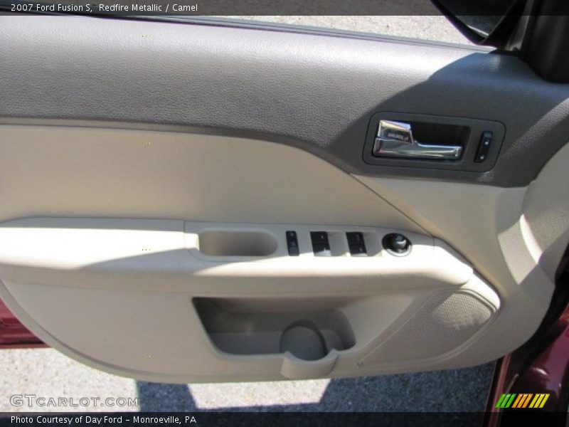 Redfire Metallic / Camel 2007 Ford Fusion S