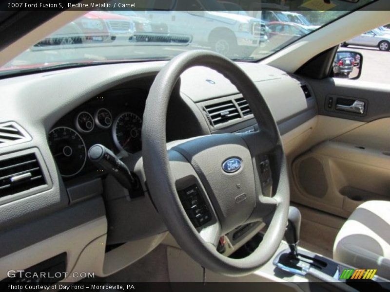 Redfire Metallic / Camel 2007 Ford Fusion S