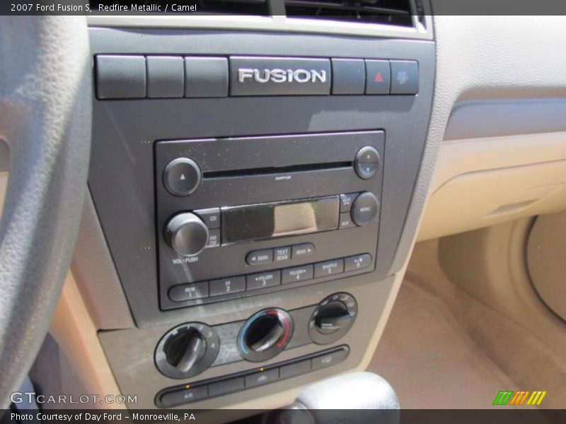 Redfire Metallic / Camel 2007 Ford Fusion S