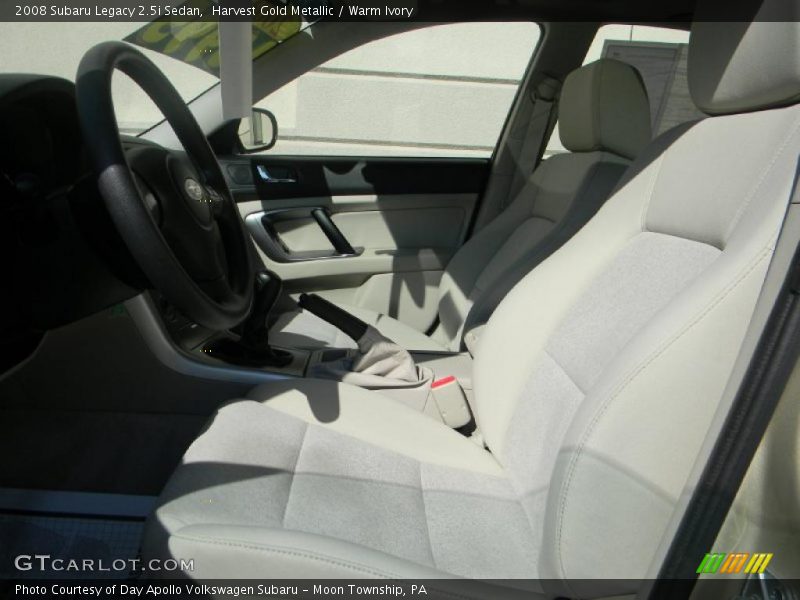 Harvest Gold Metallic / Warm Ivory 2008 Subaru Legacy 2.5i Sedan