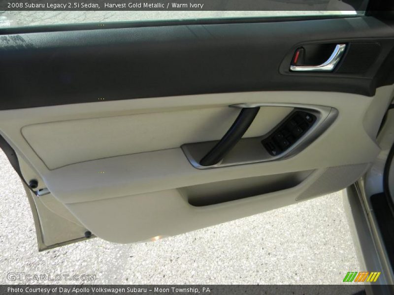 Harvest Gold Metallic / Warm Ivory 2008 Subaru Legacy 2.5i Sedan