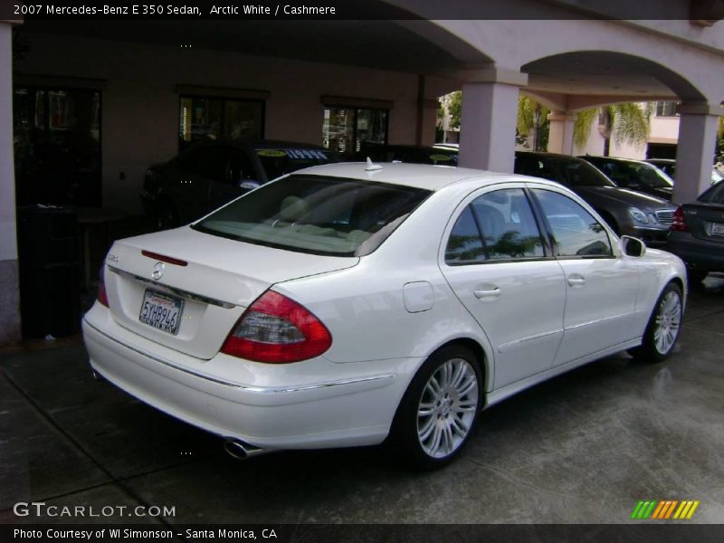 Arctic White / Cashmere 2007 Mercedes-Benz E 350 Sedan