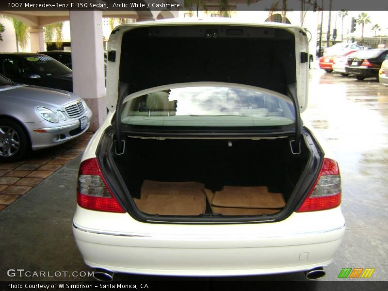 Arctic White / Cashmere 2007 Mercedes-Benz E 350 Sedan