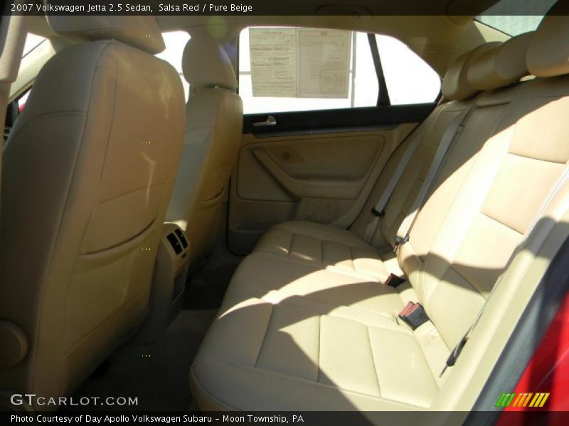 Salsa Red / Pure Beige 2007 Volkswagen Jetta 2.5 Sedan