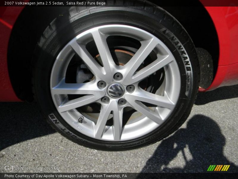 Salsa Red / Pure Beige 2007 Volkswagen Jetta 2.5 Sedan