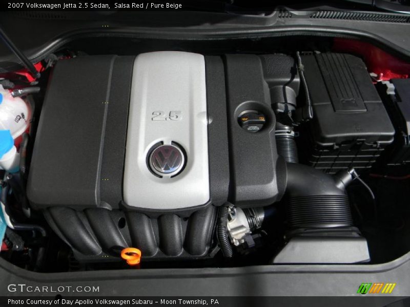 Salsa Red / Pure Beige 2007 Volkswagen Jetta 2.5 Sedan