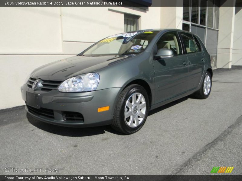 Sage Green Metallic / Pure Beige 2006 Volkswagen Rabbit 4 Door