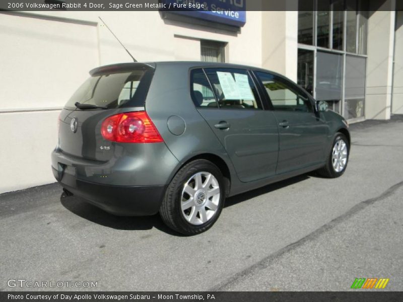 Sage Green Metallic / Pure Beige 2006 Volkswagen Rabbit 4 Door