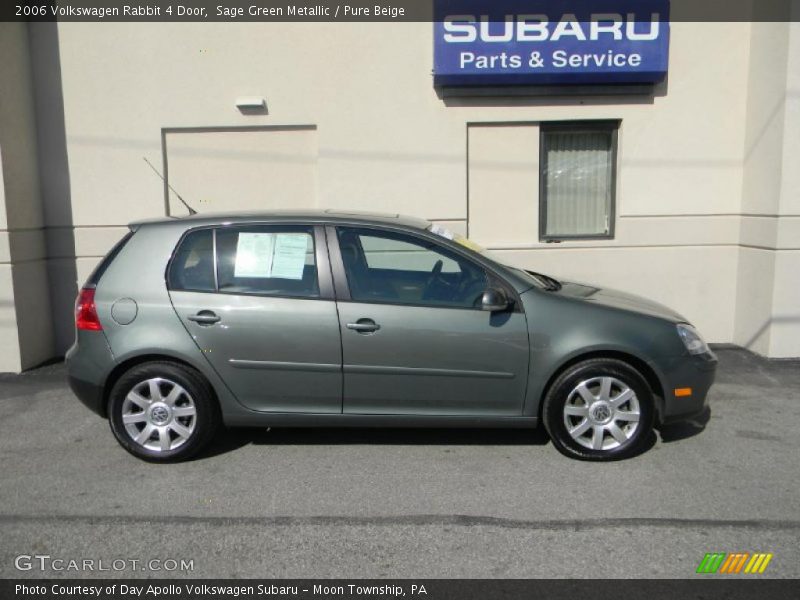 Sage Green Metallic / Pure Beige 2006 Volkswagen Rabbit 4 Door