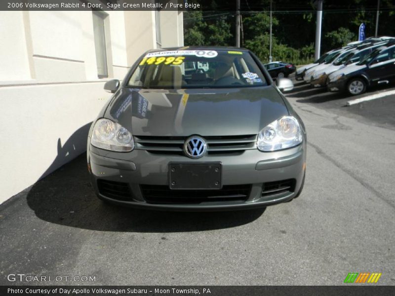 Sage Green Metallic / Pure Beige 2006 Volkswagen Rabbit 4 Door