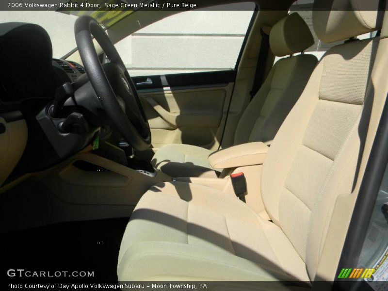 Sage Green Metallic / Pure Beige 2006 Volkswagen Rabbit 4 Door