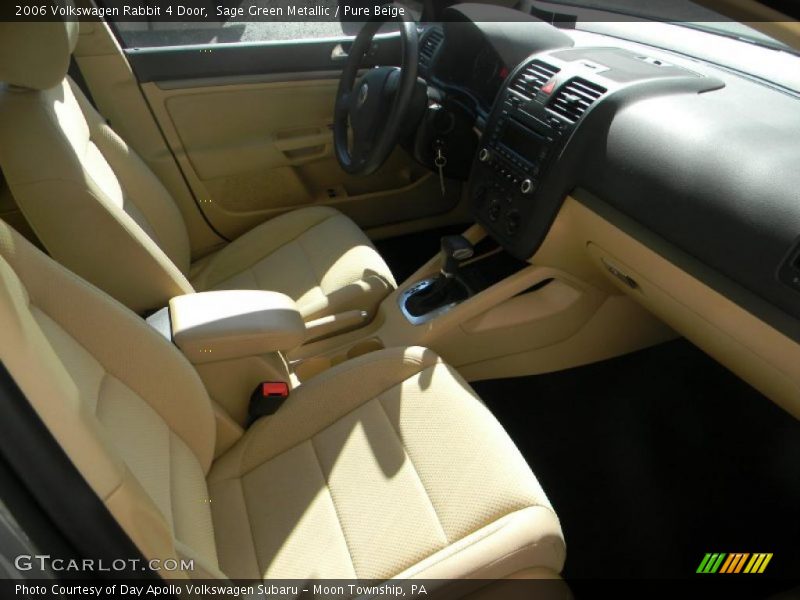 Sage Green Metallic / Pure Beige 2006 Volkswagen Rabbit 4 Door