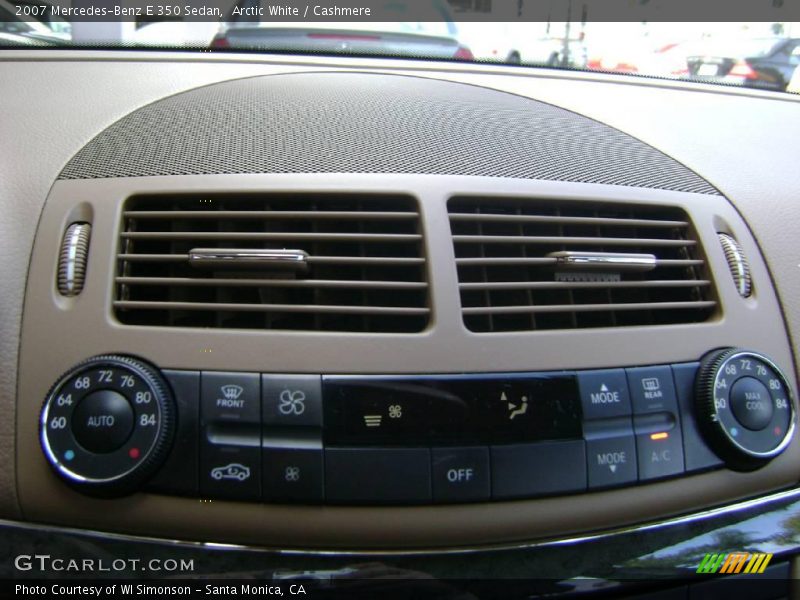 Arctic White / Cashmere 2007 Mercedes-Benz E 350 Sedan