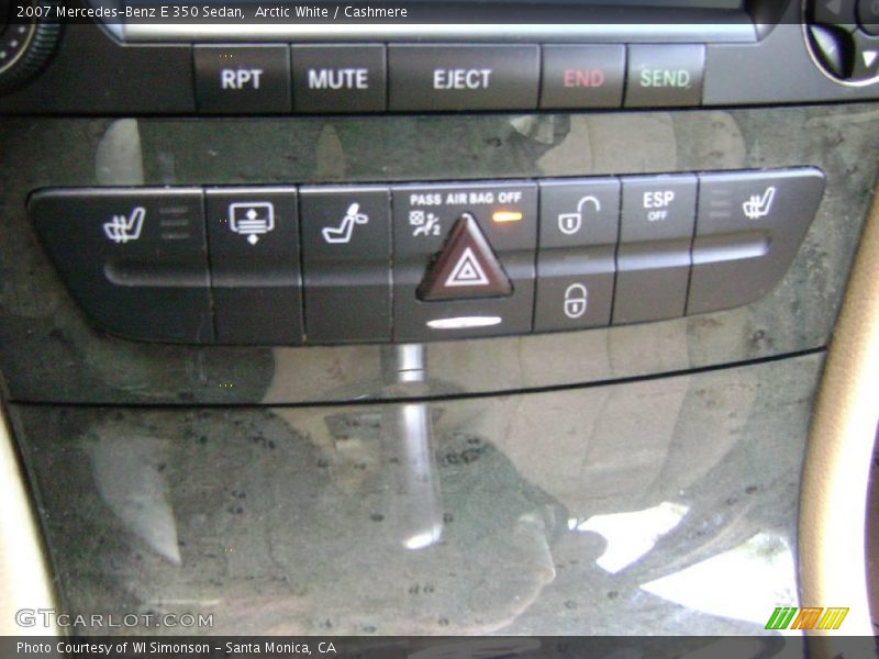 Arctic White / Cashmere 2007 Mercedes-Benz E 350 Sedan