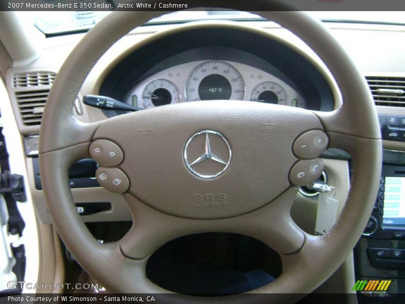 Arctic White / Cashmere 2007 Mercedes-Benz E 350 Sedan