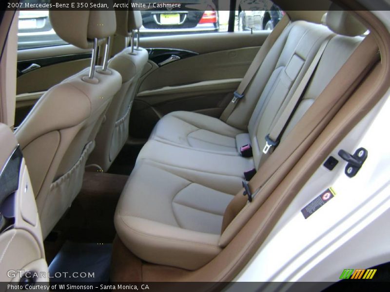 Arctic White / Cashmere 2007 Mercedes-Benz E 350 Sedan