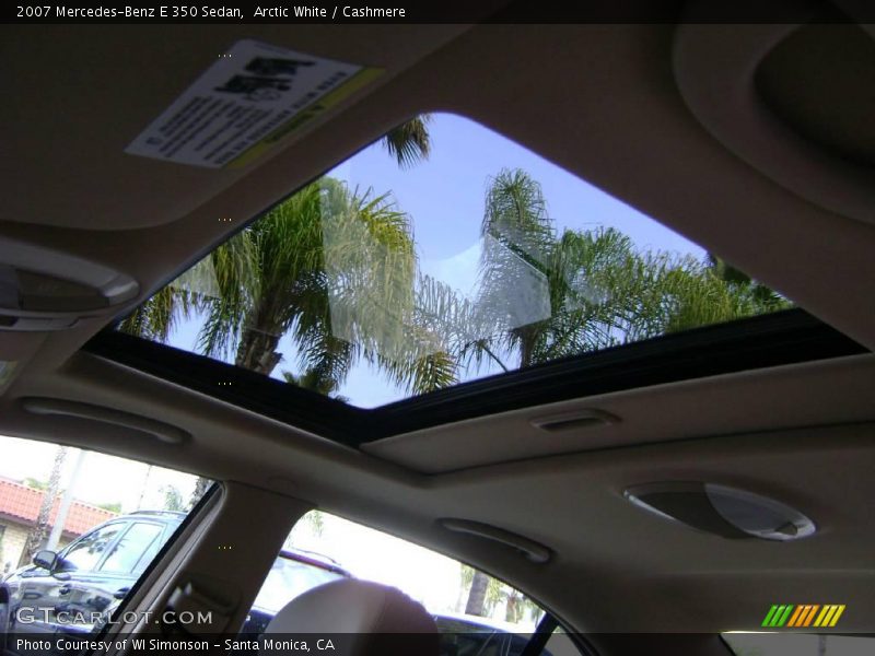 Arctic White / Cashmere 2007 Mercedes-Benz E 350 Sedan