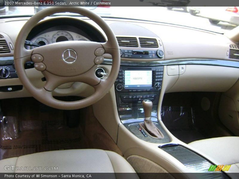 Arctic White / Cashmere 2007 Mercedes-Benz E 350 Sedan