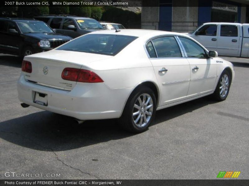 White Diamond Tricoat / Cocoa/Cashmere 2007 Buick Lucerne CXS