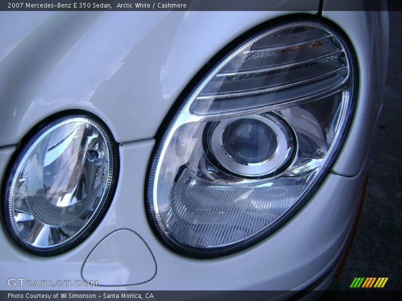 Arctic White / Cashmere 2007 Mercedes-Benz E 350 Sedan