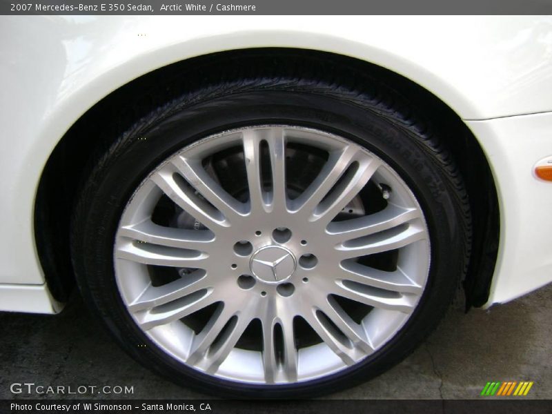 Arctic White / Cashmere 2007 Mercedes-Benz E 350 Sedan